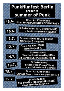 summer of punk 2016 Plakat